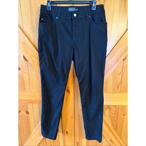 Vintage Pendleton Women’s Black Denim Tapered Jeans Size 12P (6739)